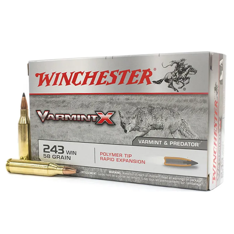 Winchester .243 58gr Varm X Ammunition
